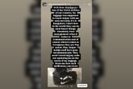 Shashank Singh blasts Indigo Airlines over luggage mishandling (Image via Instagram-@shashanksingh027)